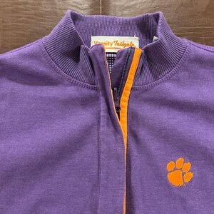 Clemson University Women’s 1/4 Zip Sweater - Size Medium